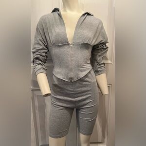Gray Women's Jumpsuit